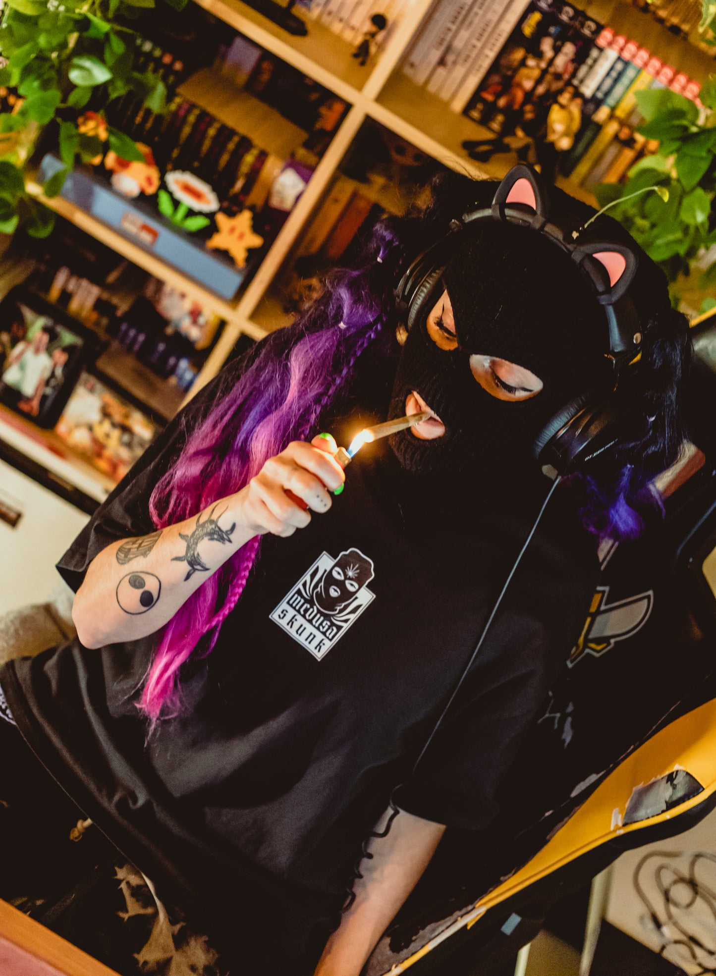 Medusa Skunk, oversized Shirt / unisex