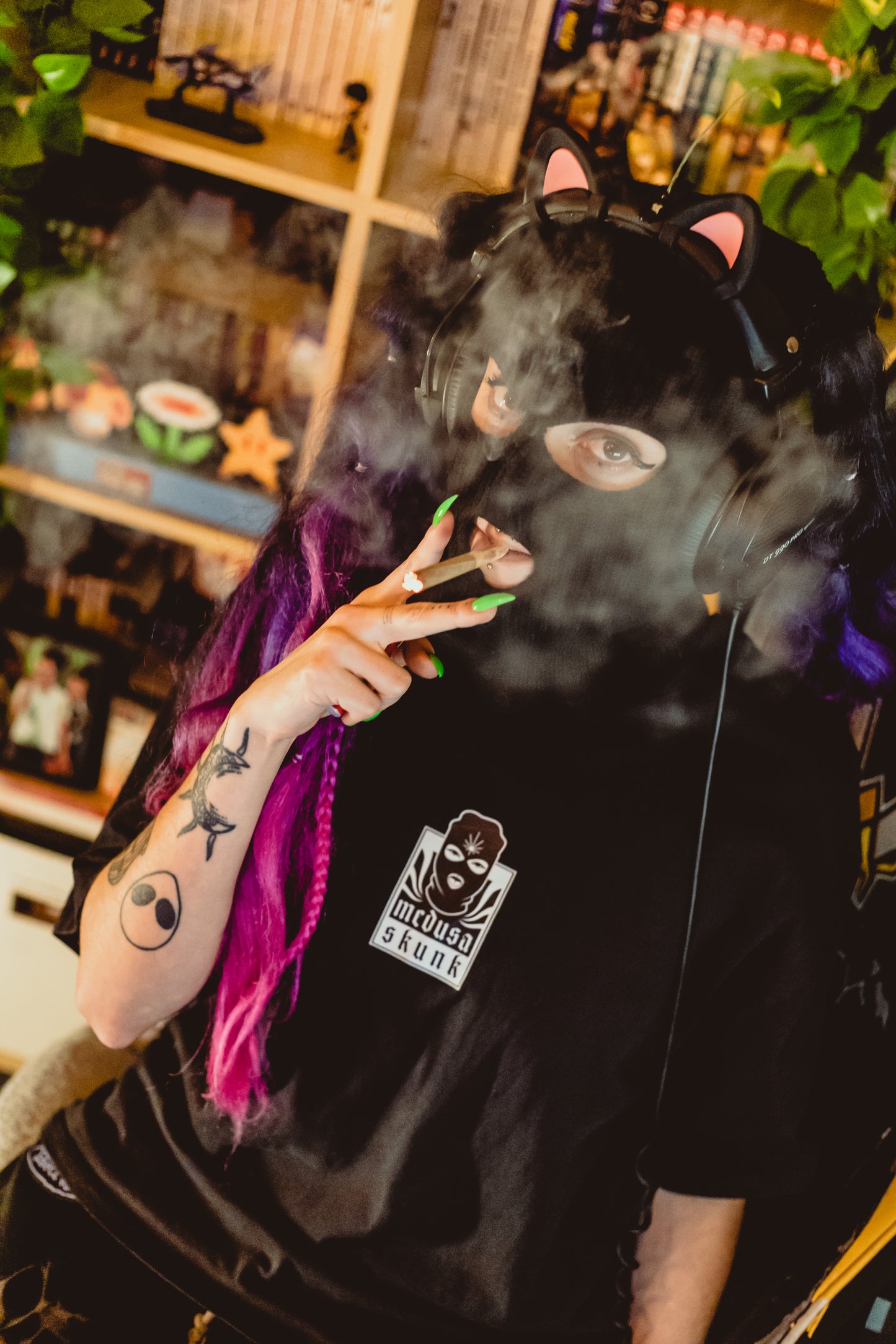 Medusa Skunk, oversized Shirt / unisex
