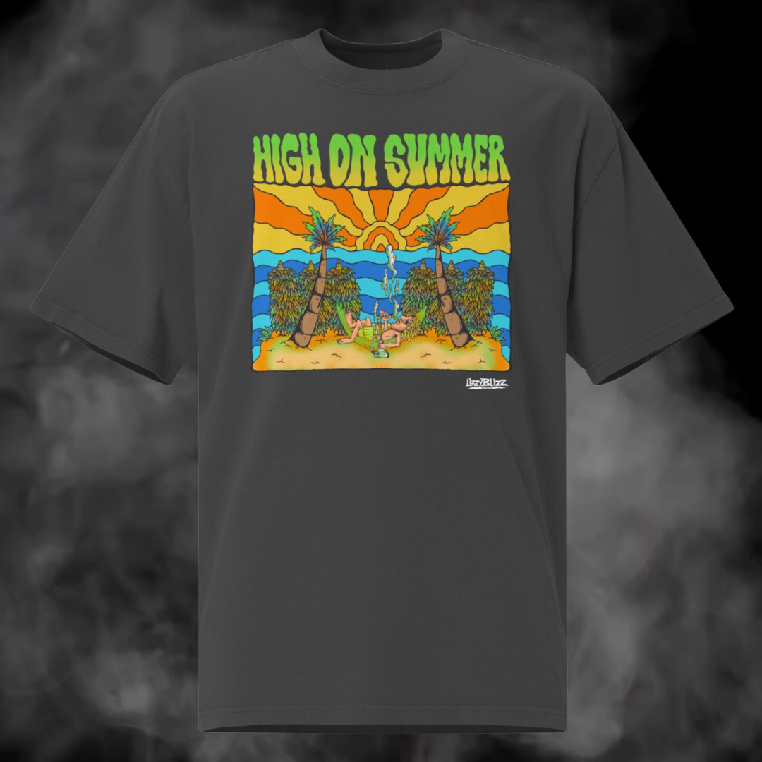 High on summer, oversized Shirt / unisex