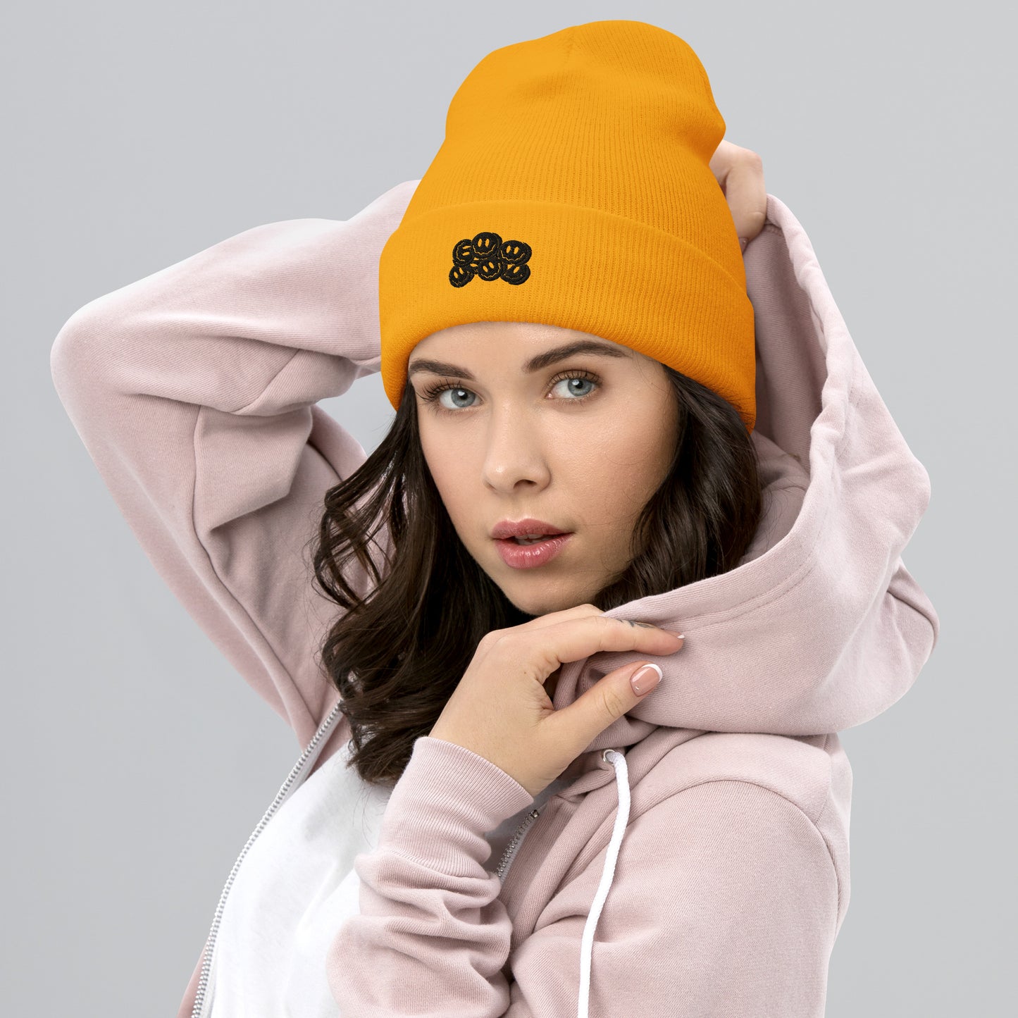 Smiley black, Beanie