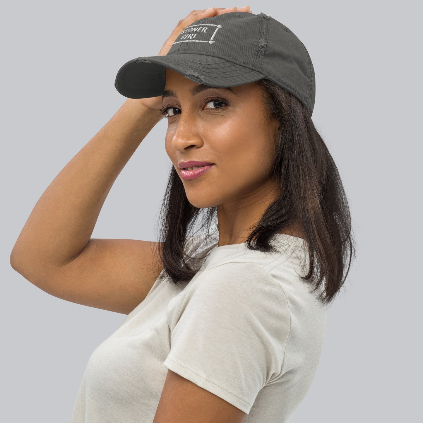 Stoner Girl, Dad-Hat im Used-Look