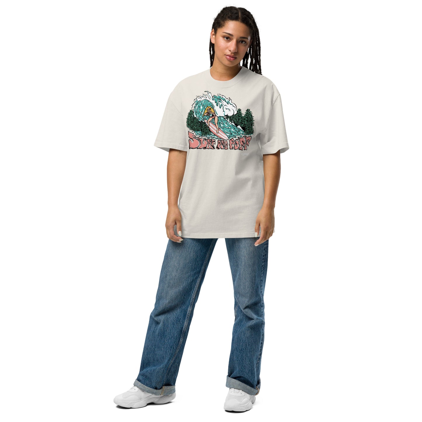 Surf and Puff, oversized Shirt / unisex