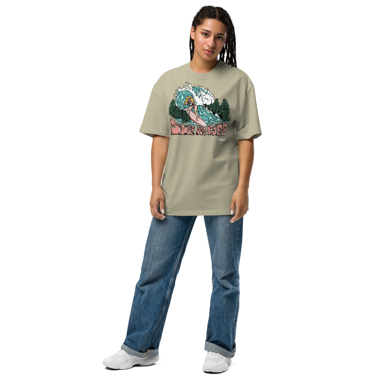 Surf and Puff, oversized Shirt / unisex