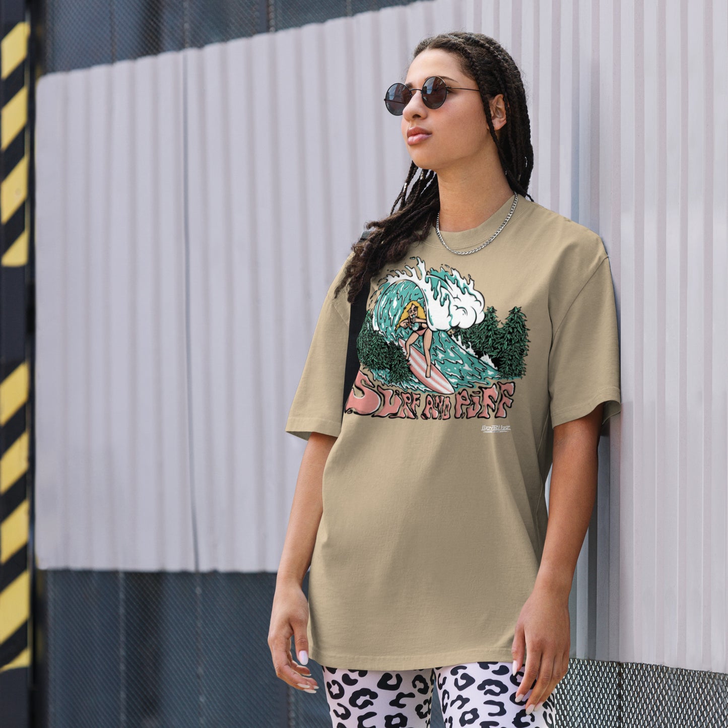 Surf and Puff, oversized Shirt / unisex