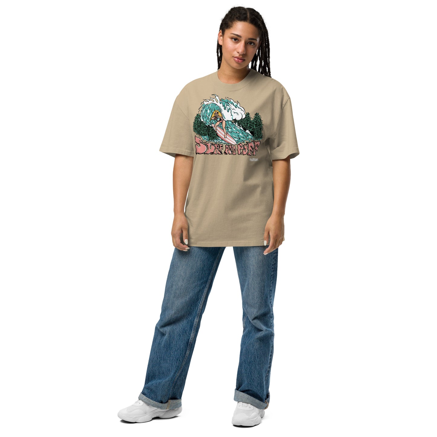 Surf and Puff, oversized Shirt / unisex