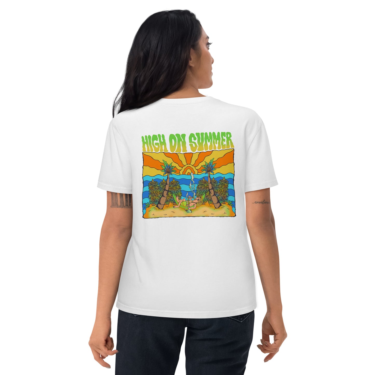 High on Summer, organic Shirt / unisex
