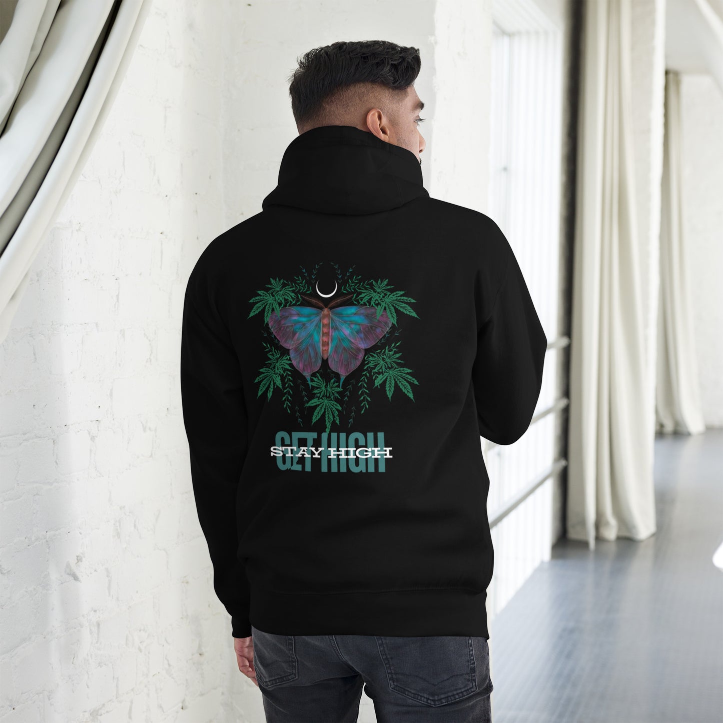 Get high - stay high, Hoodie / unisex