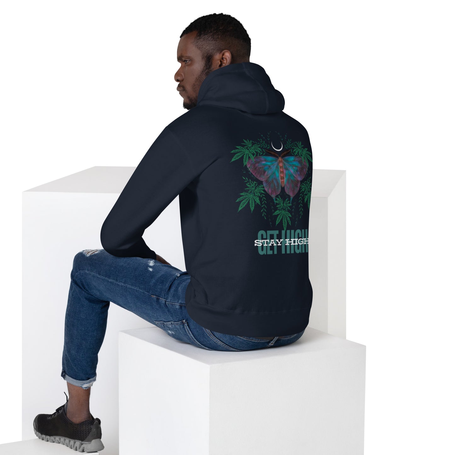 Get high - stay high, Hoodie / unisex