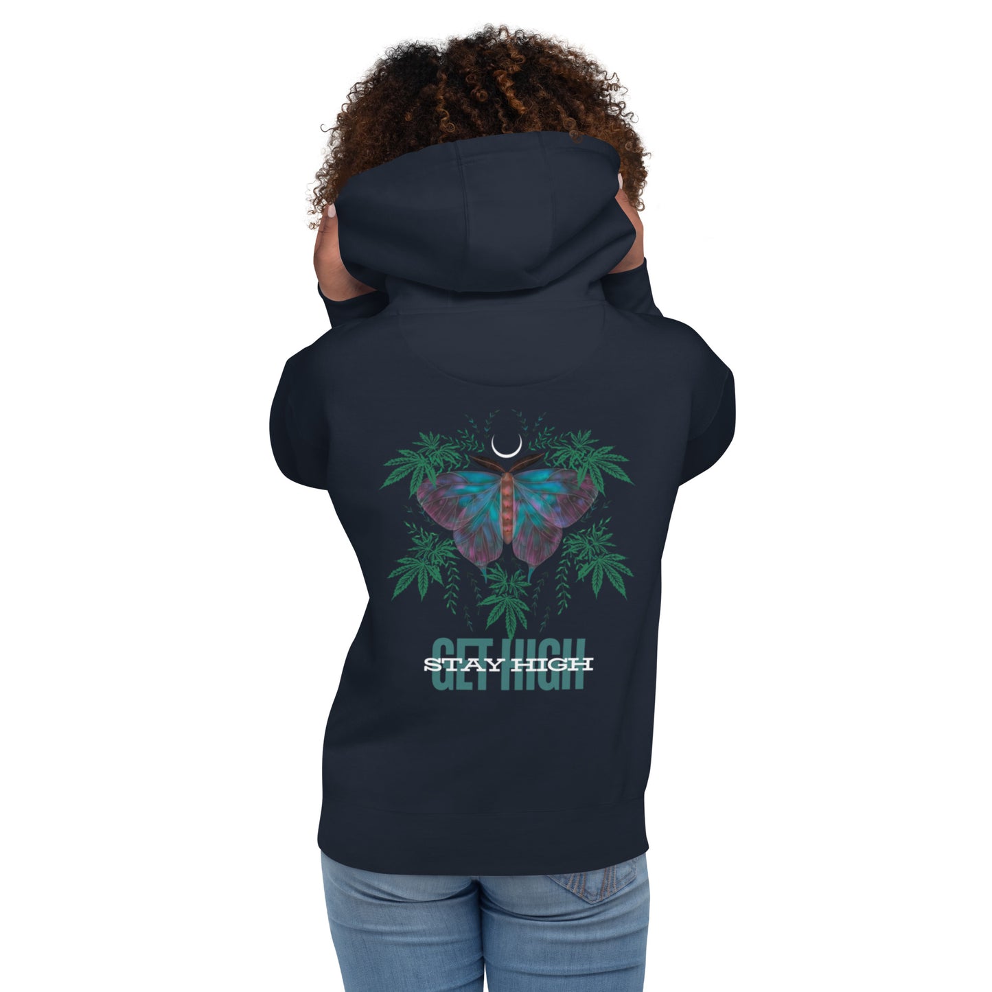 Get high - stay high, Hoodie / unisex