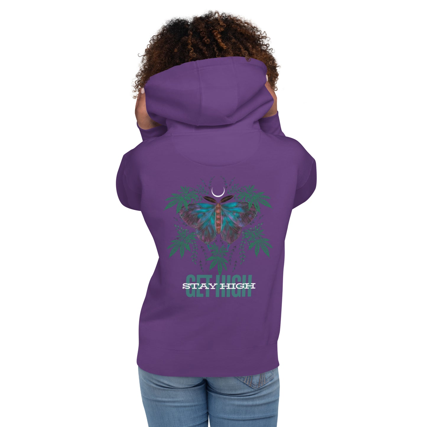 Get high - stay high, Hoodie / unisex