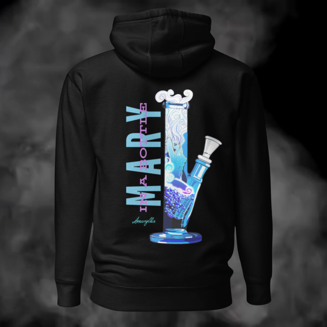 Mary in a bottle, Hoodie / unisex