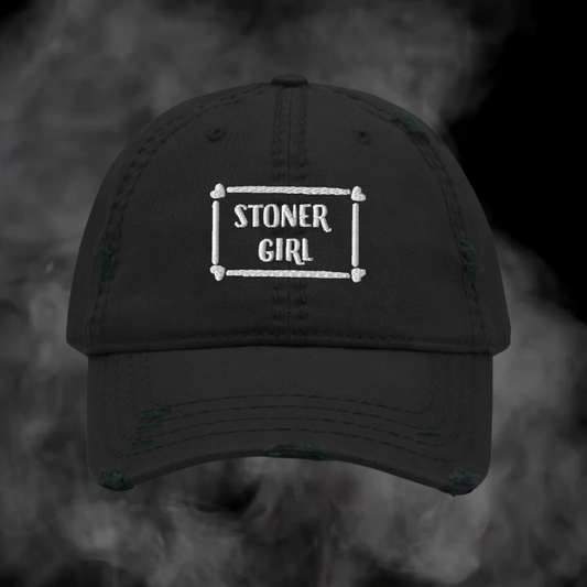 Stoner Girl, Dad-Hat im Used-Look