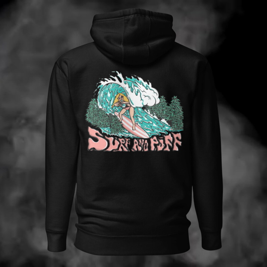 Surf and Puff, Hoodie / unisex