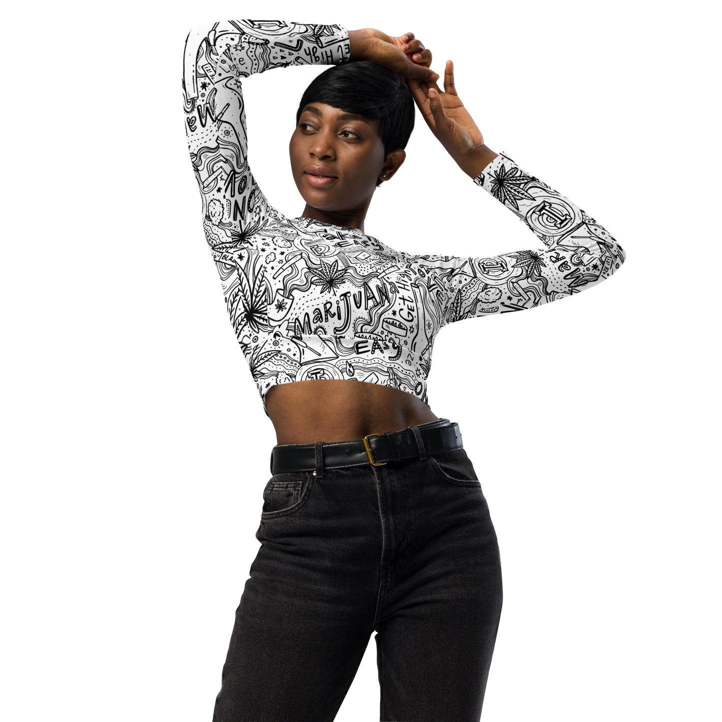 Mary Jane, Langarm Crop Top