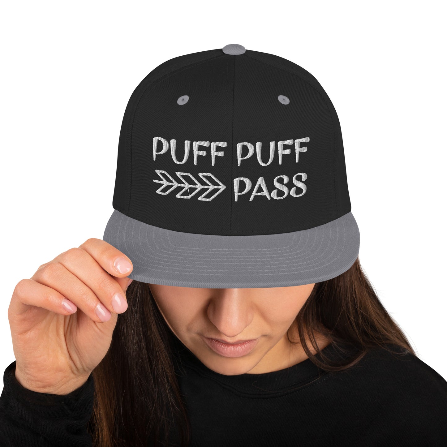 Puff puff pass, Snapback-Cap / unisex