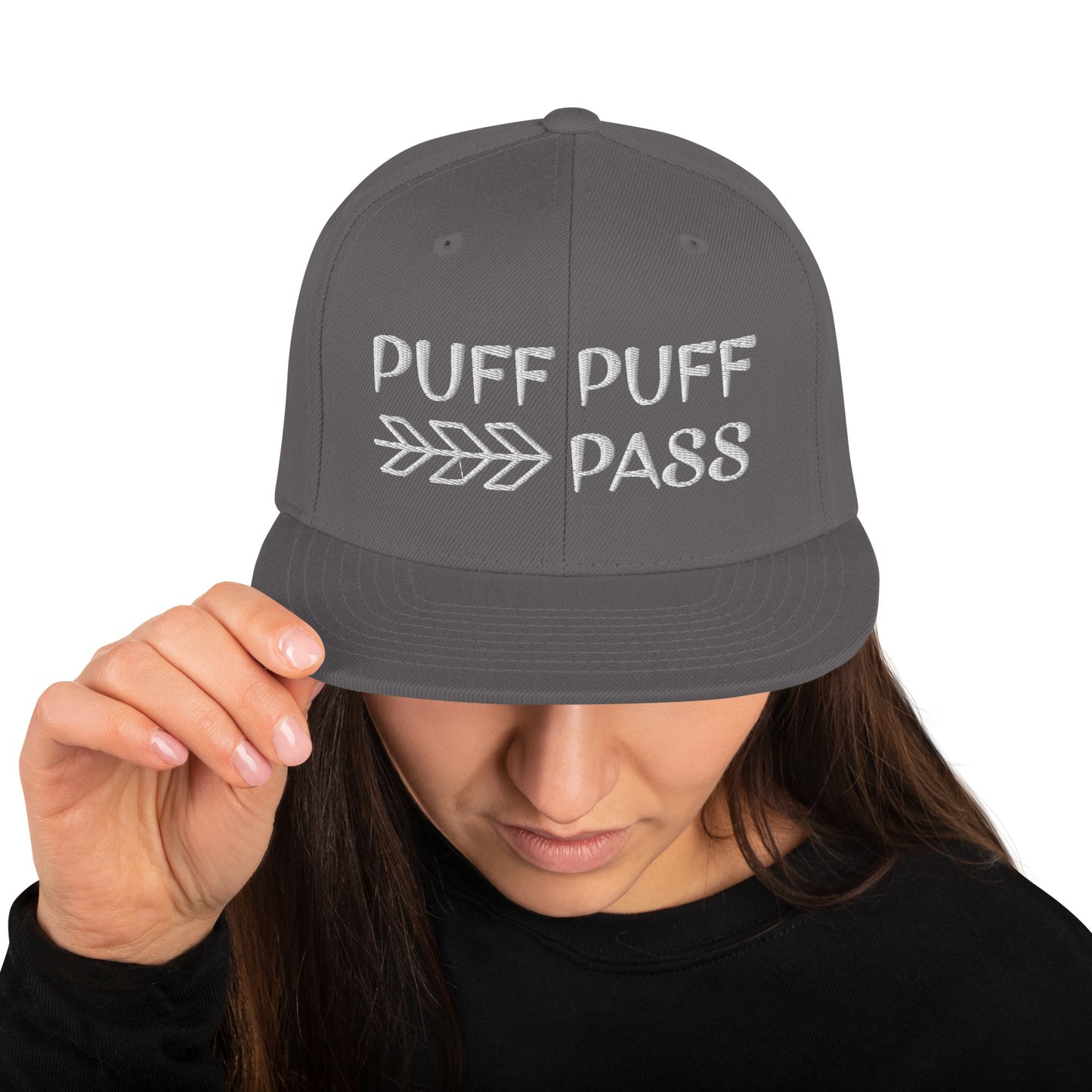 Puff puff pass, Snapback-Cap / unisex