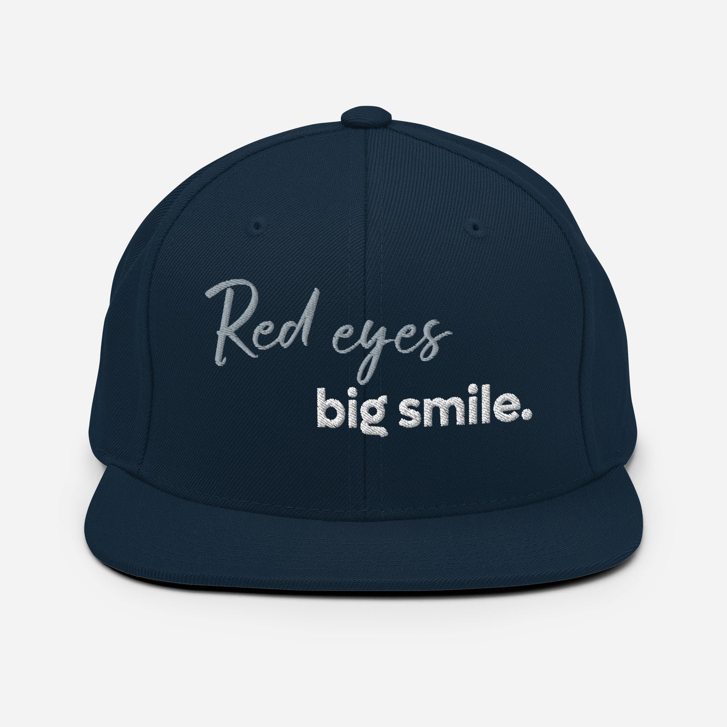 Red eyey, big smile, Snapback-Cap / unisex