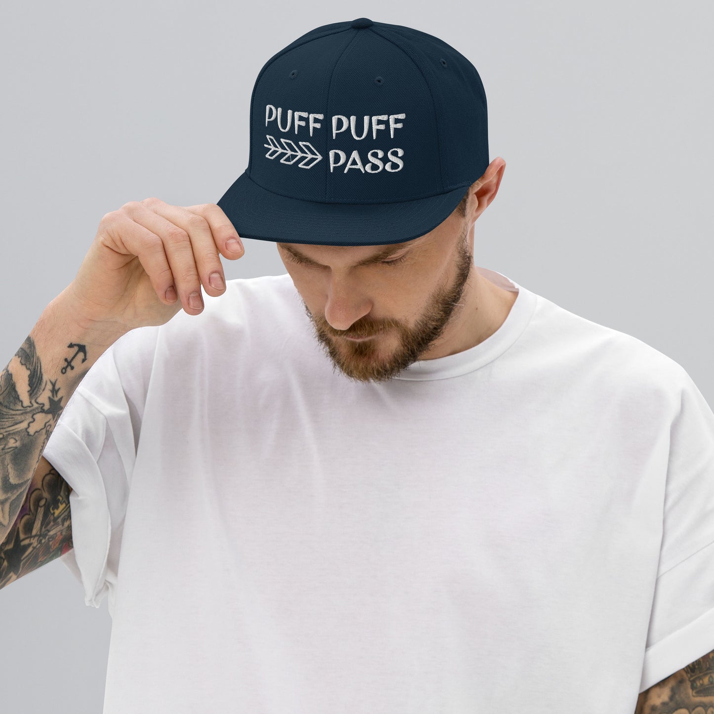 Puff puff pass, Snapback-Cap / unisex