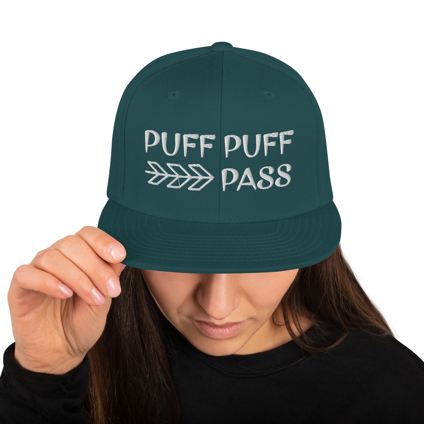 Puff puff pass, Snapback-Cap / unisex