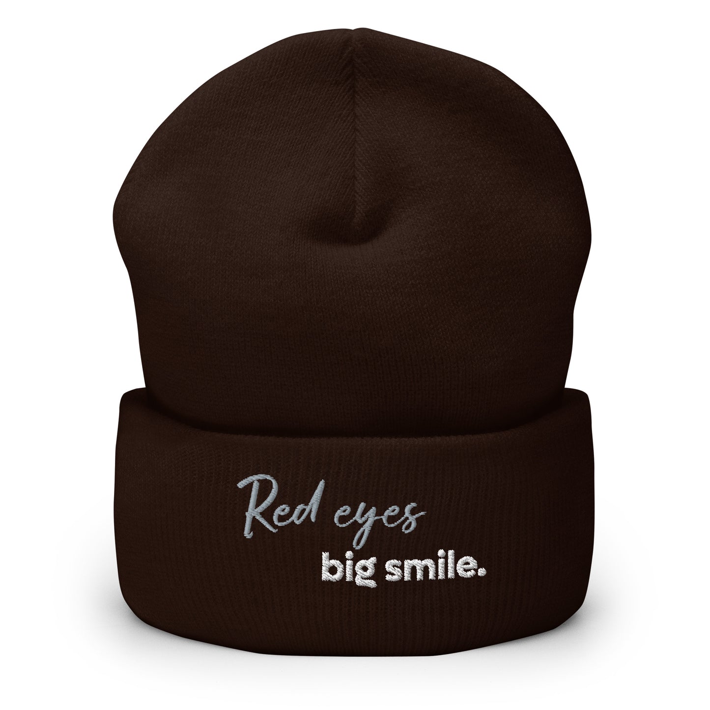 Red eyes, big smile, Beanie / unisex