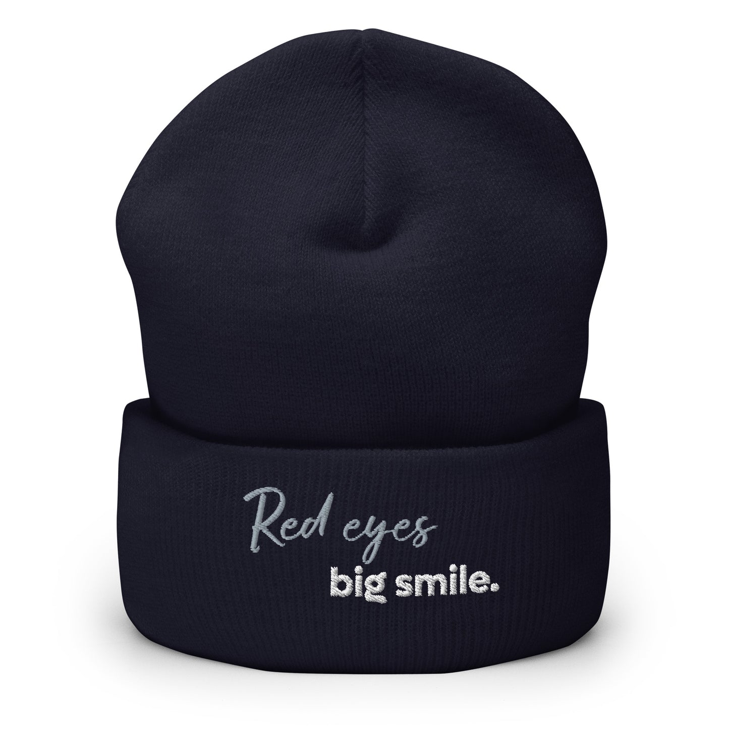 Red eyes, big smile, Beanie / unisex