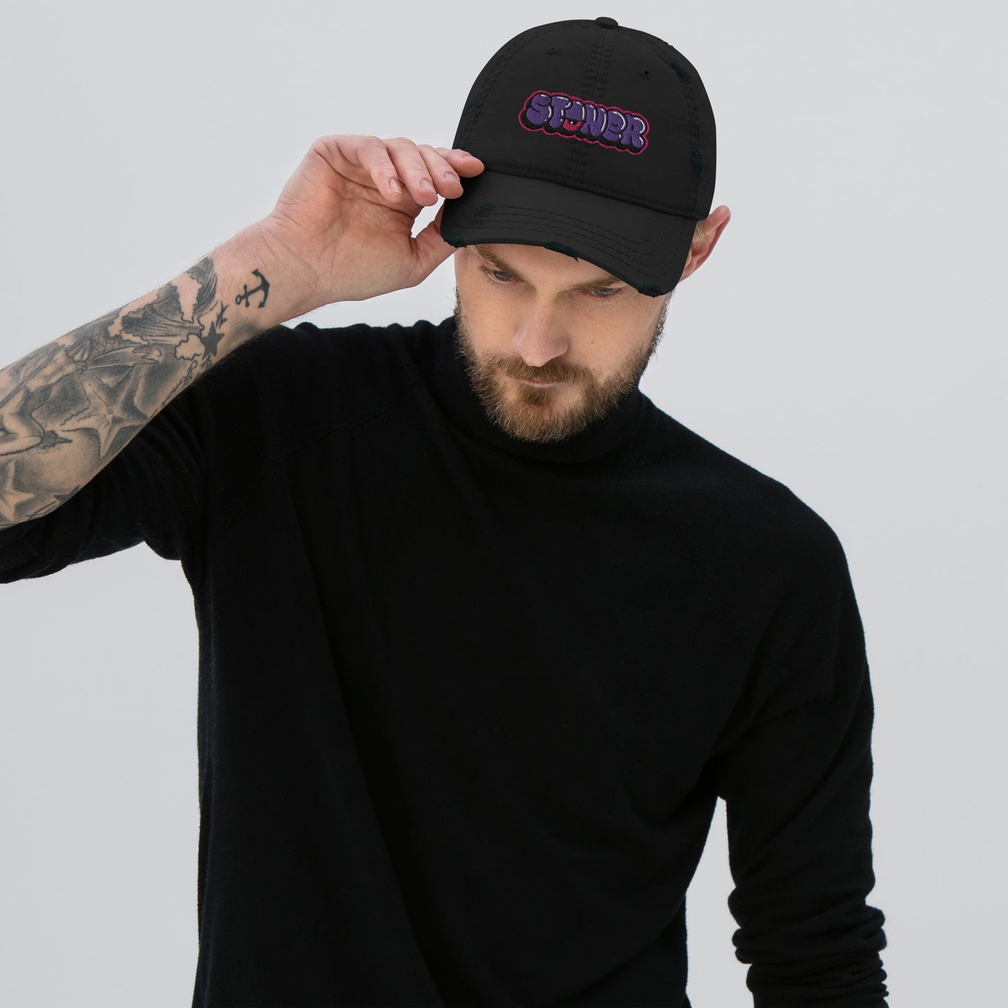 Stoner, Dad-Hat im Used-Look / unisex