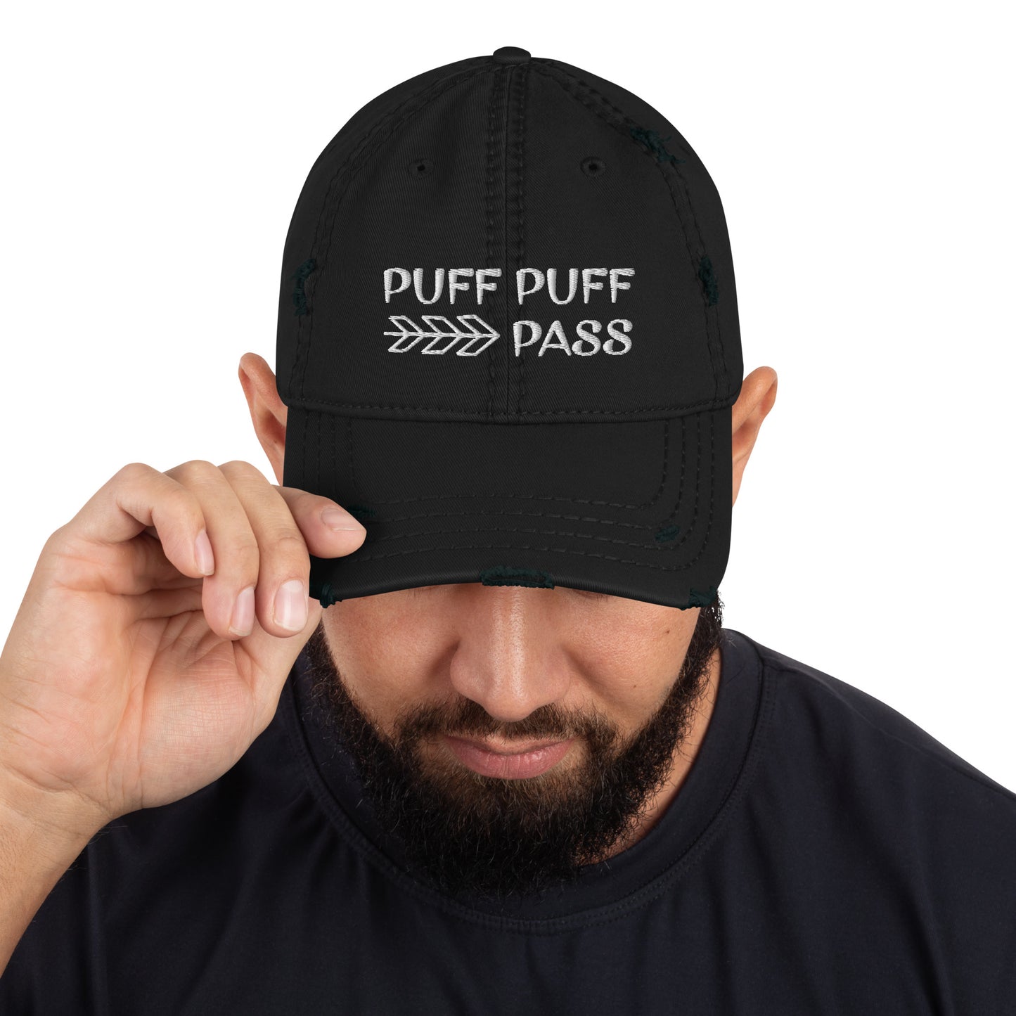 Puff puff pass, Dad-Hat im Used-Look / unisex