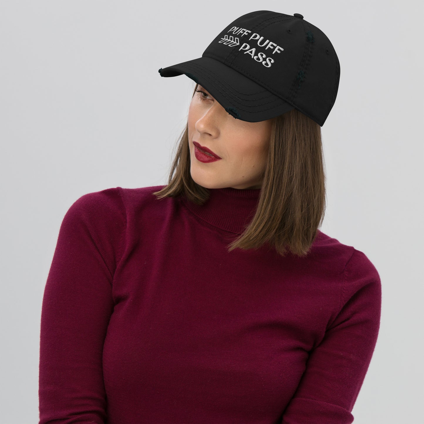 Puff puff pass, Dad-Hat im Used-Look / unisex