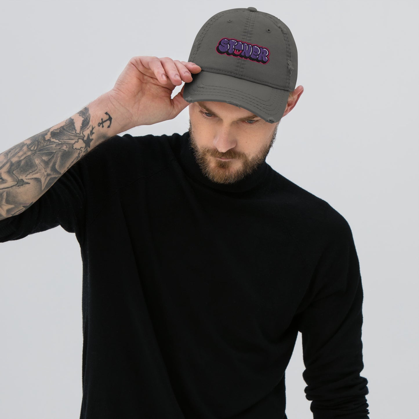 Stoner, Dad-Hat im Used-Look / unisex