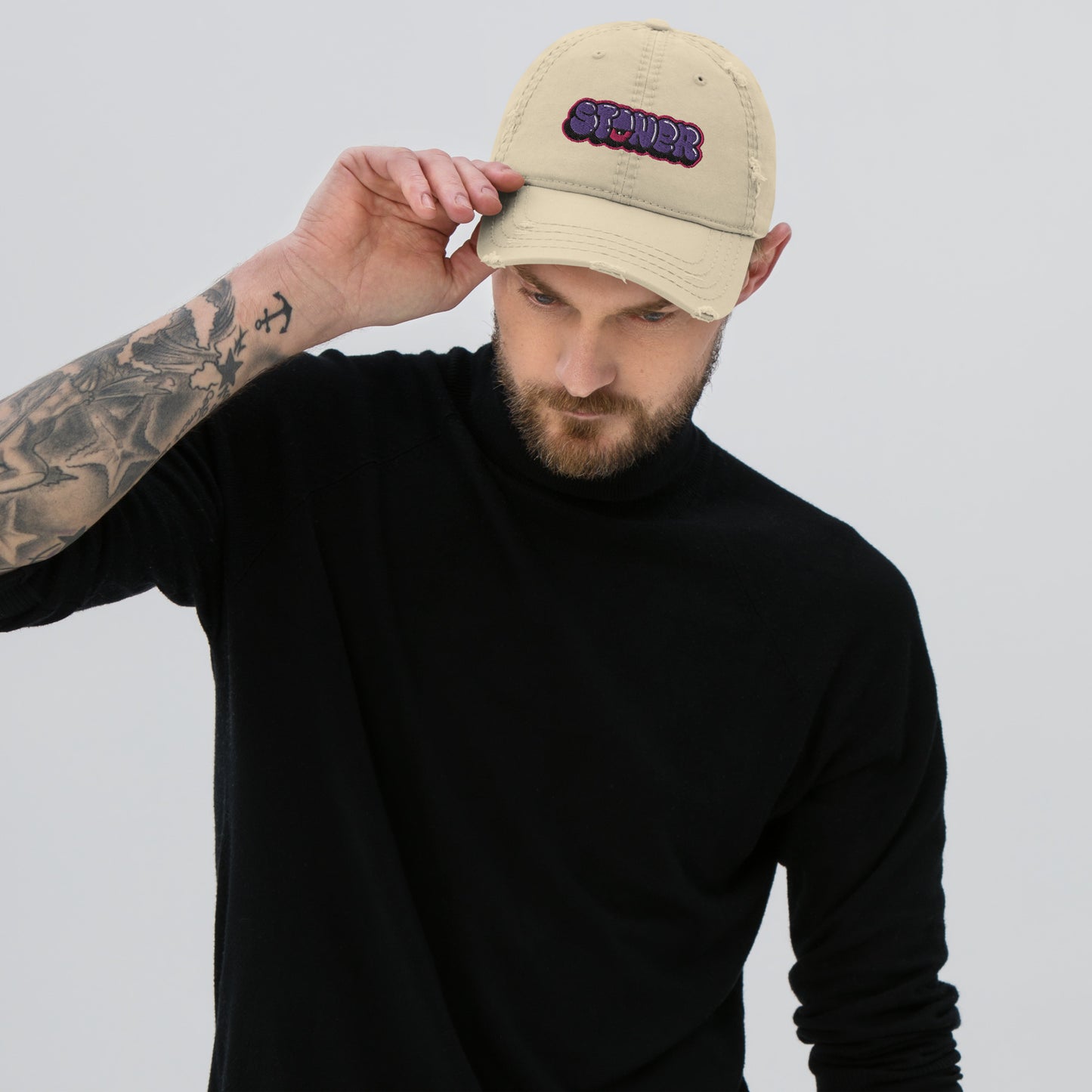 Stoner, Dad-Hat im Used-Look / unisex