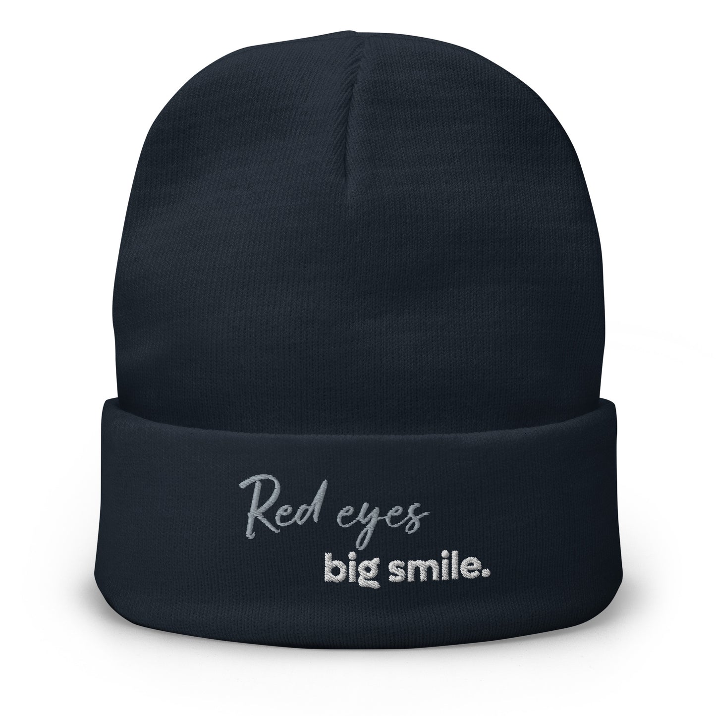 Red eyes, big smile, Otto Cap Beanie / unisex