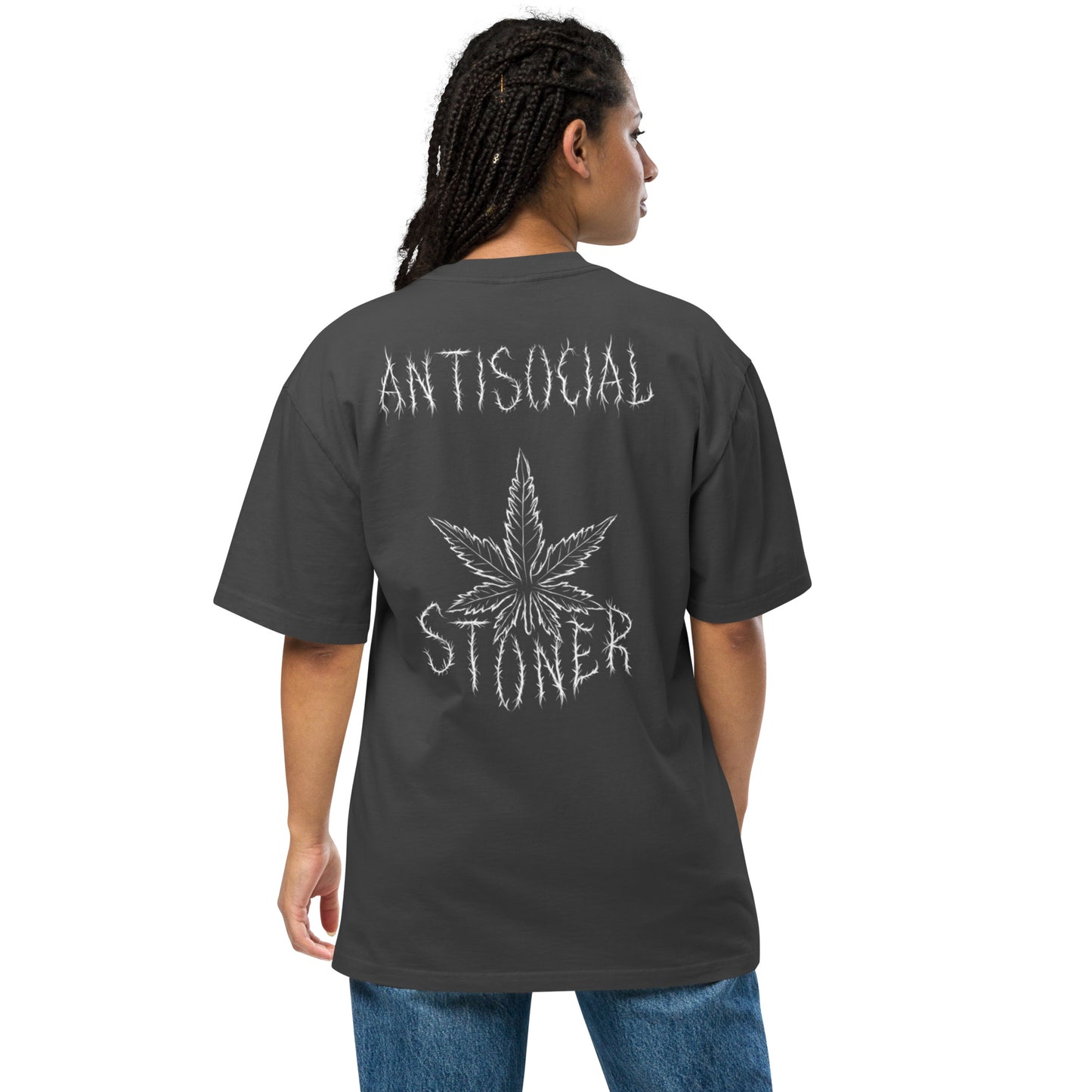 Antisocial Stoner, oversized Shirt / unisex