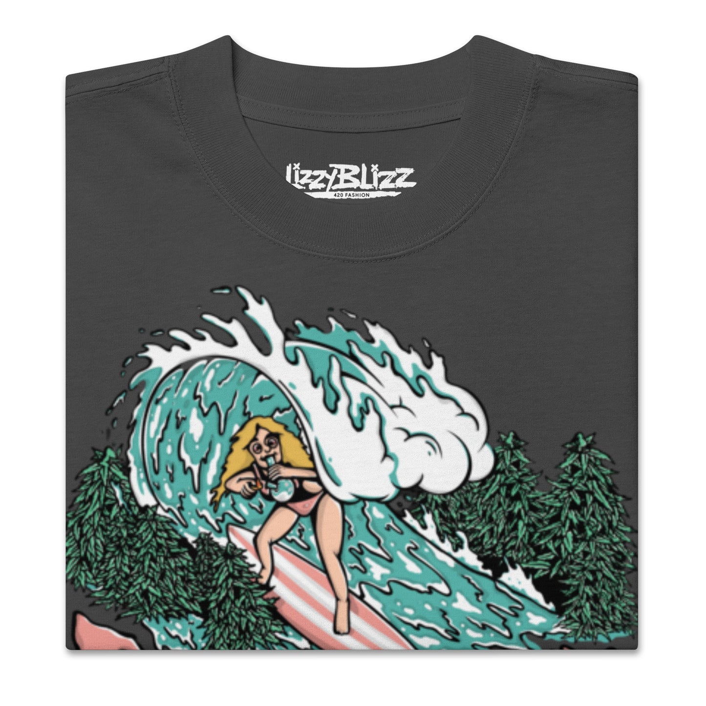 Surf and  Puff,  oversized Shirt / unisex