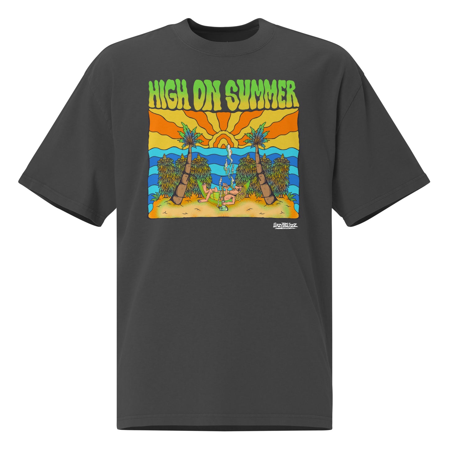 High on summer, oversized Shirt / unisex