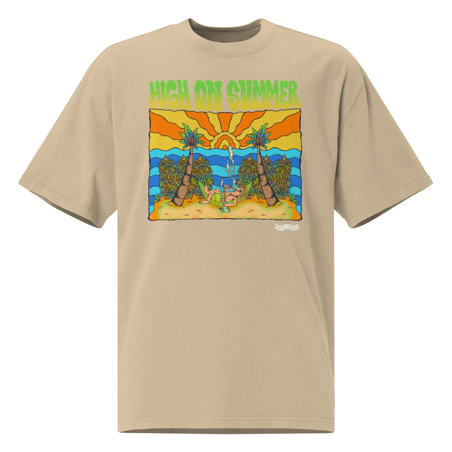 High on summer, oversized Shirt / unisex