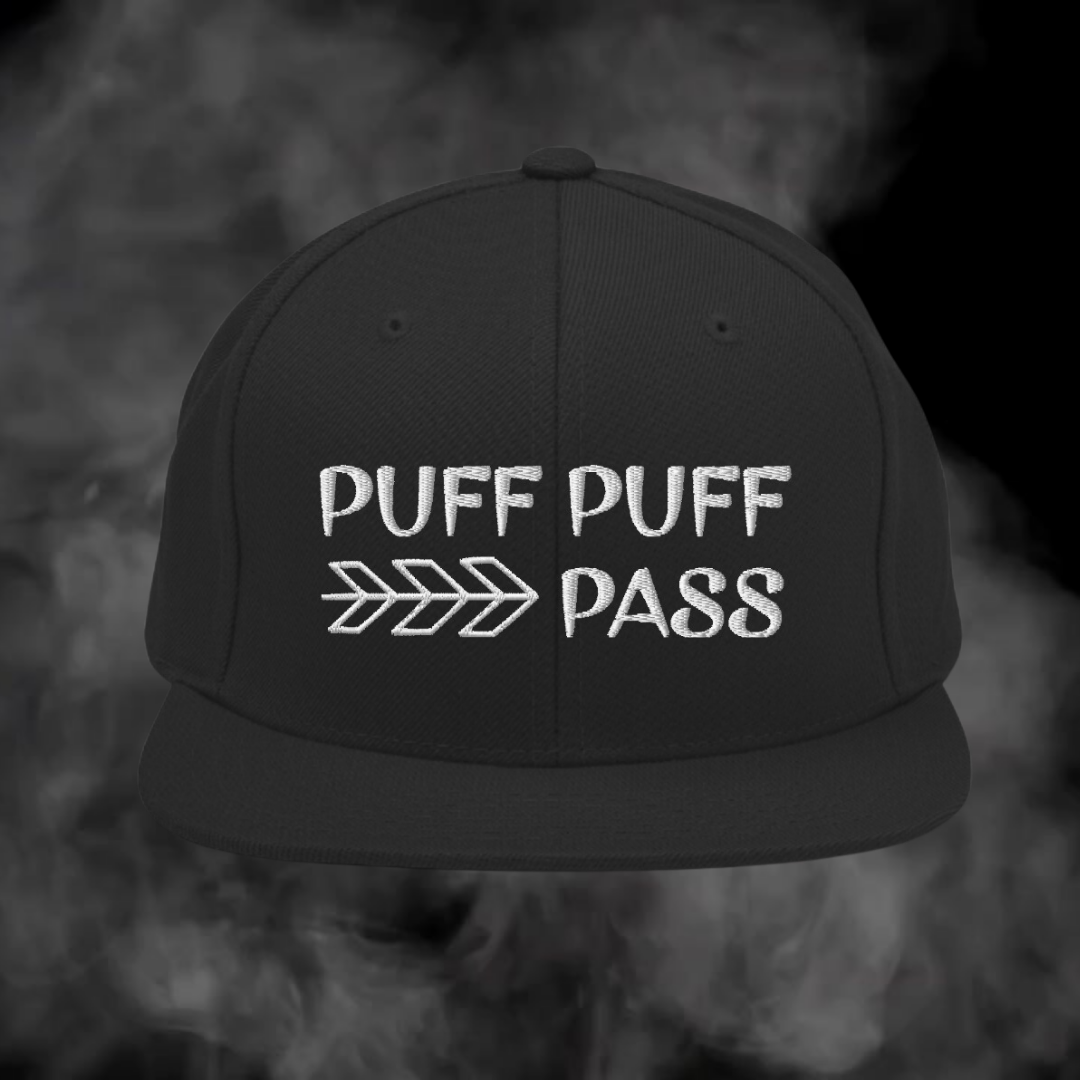 Puff puff pass, Snapback-Cap / unisex