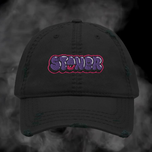 Stoner, Dad-Hat im Used-Look / unisex