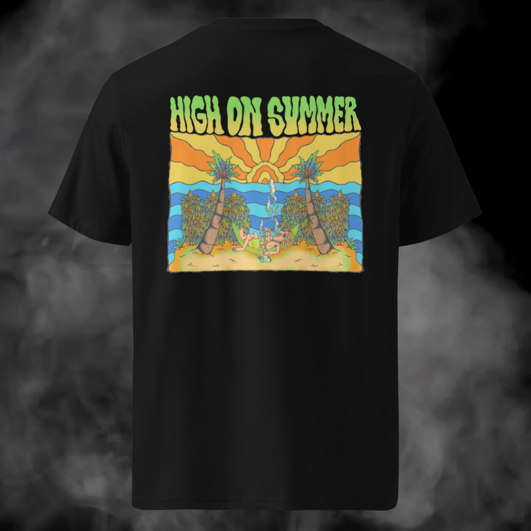 High on summer, organic Shirt / unisex