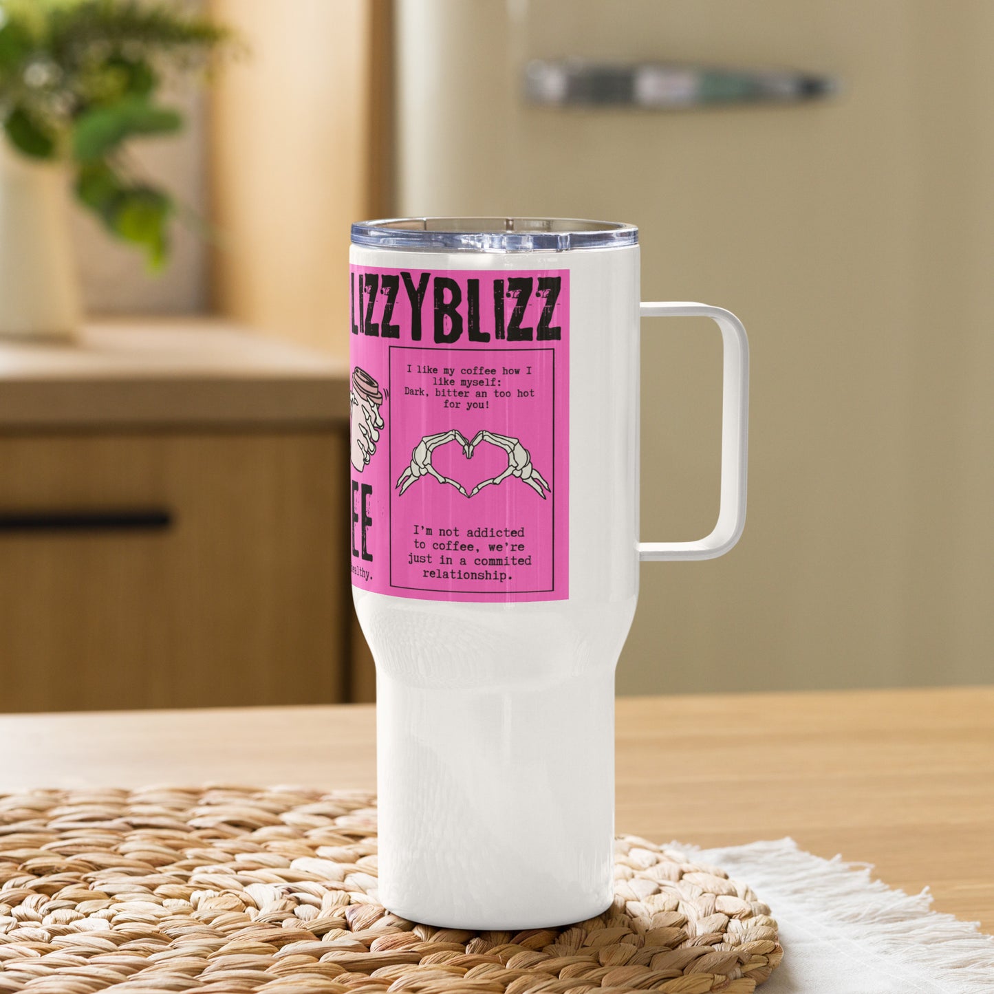 Coffee pink, Travel Mug