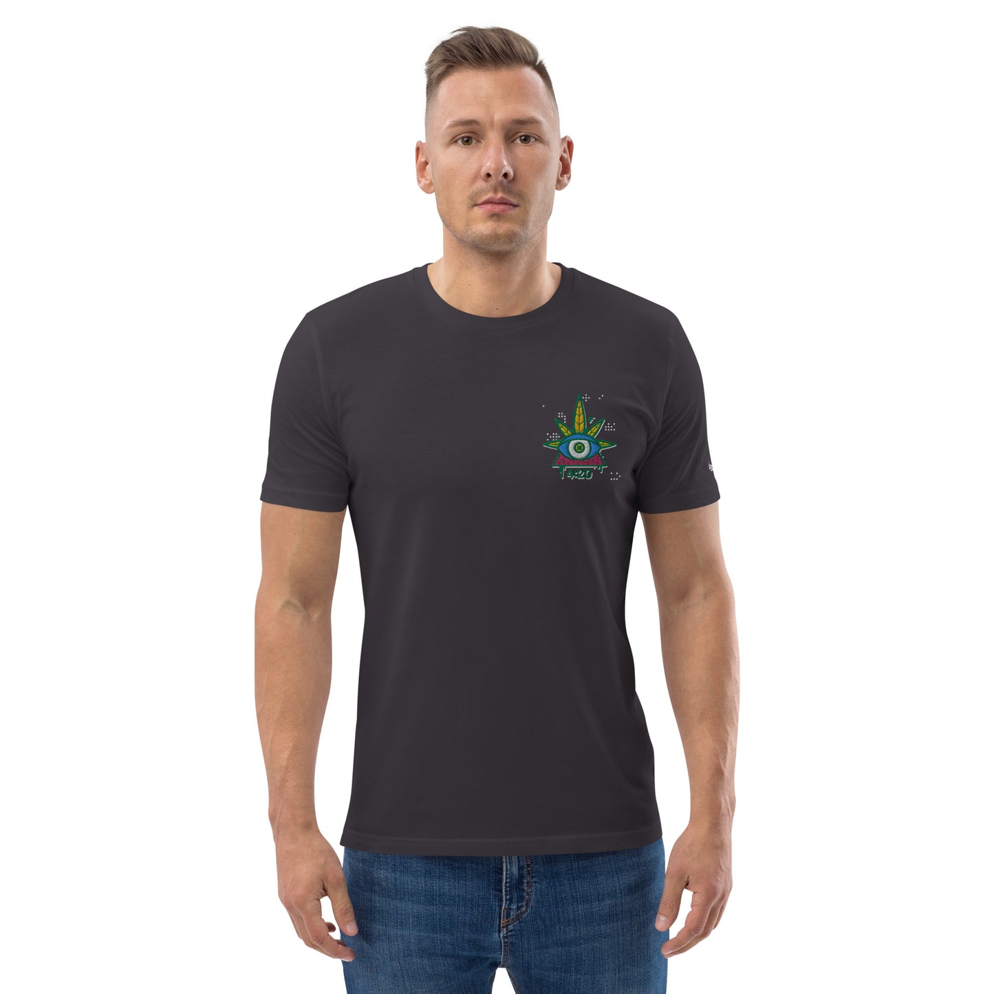 420, besticktes organic Shirt / unisex