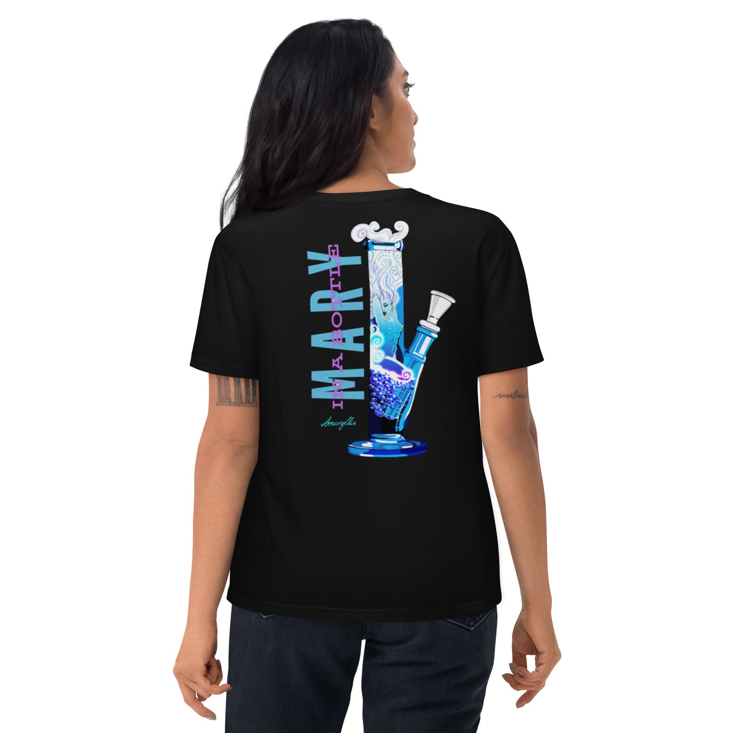 Mary in a bottle, organic Shirt / unisex