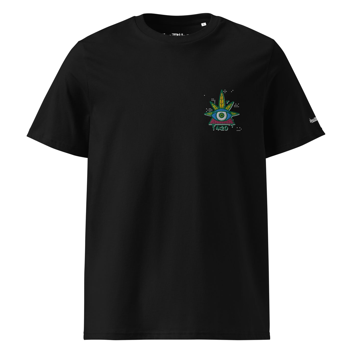 420, besticktes organic Shirt / unisex