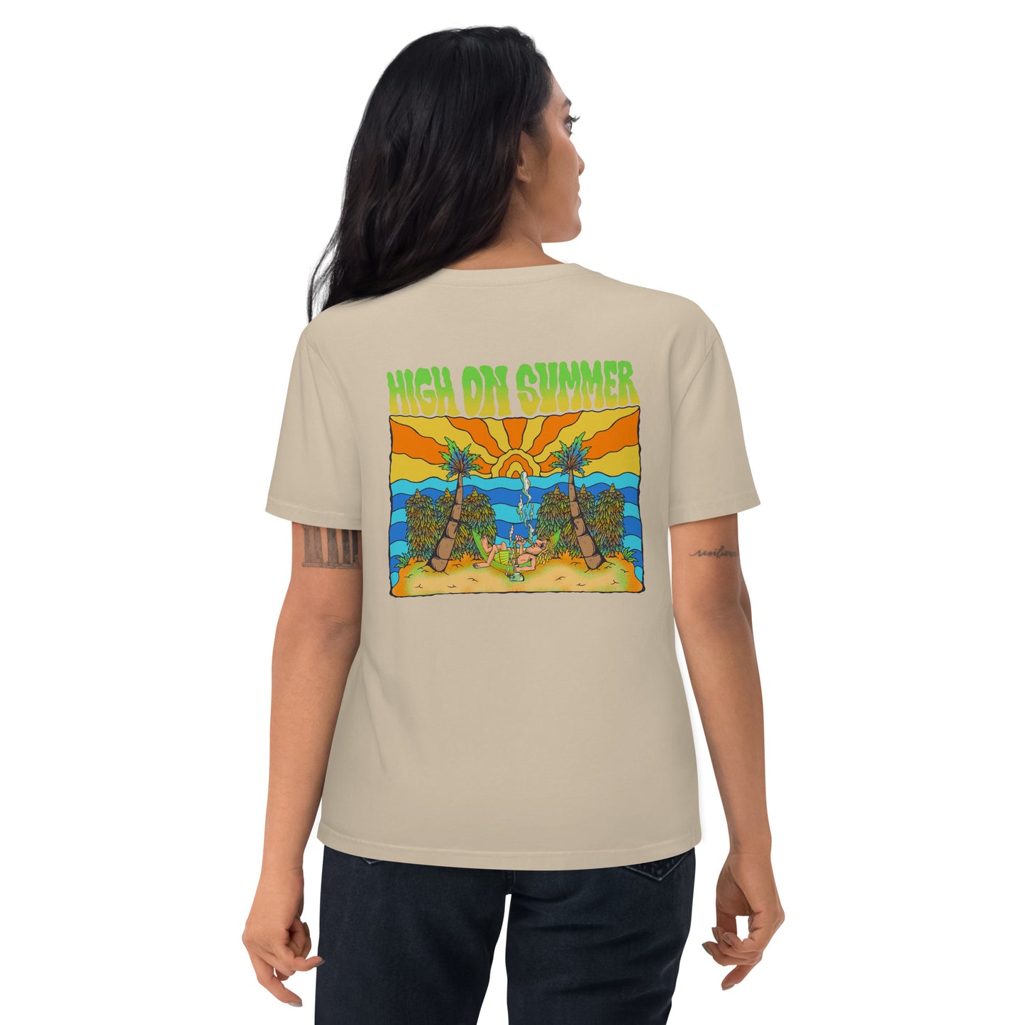 High on Summer, organic Shirt / unisex