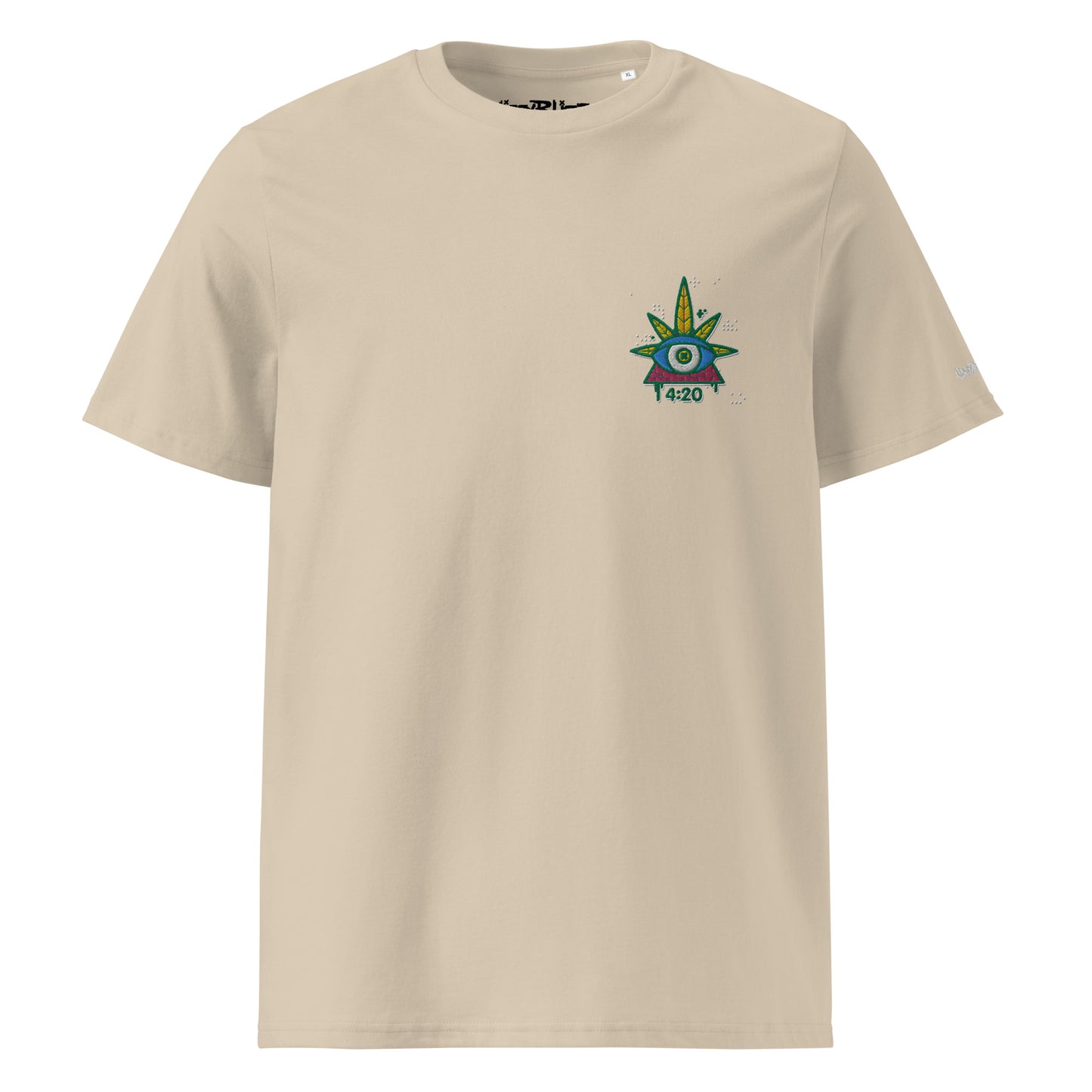 420, besticktes organic Shirt / unisex