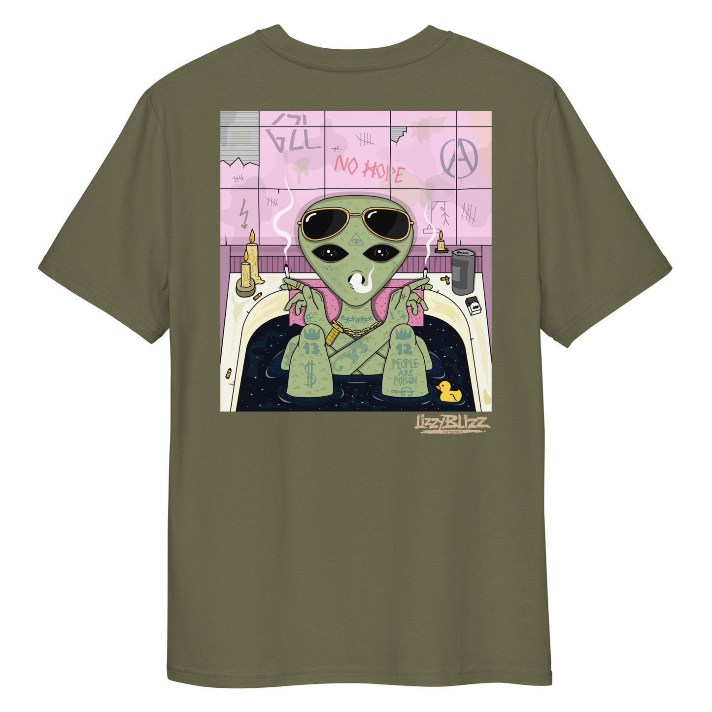 Alienbath, organic Shirt / unisex