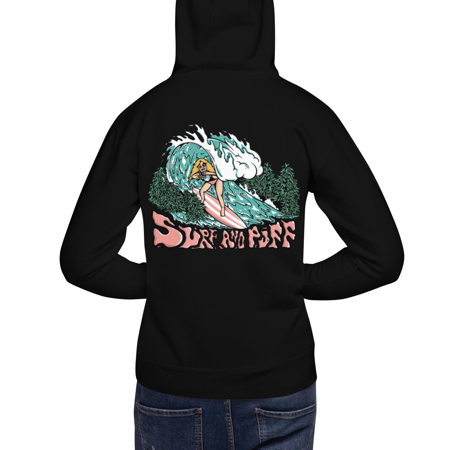 Surf and Puff, Hoodie / unisex