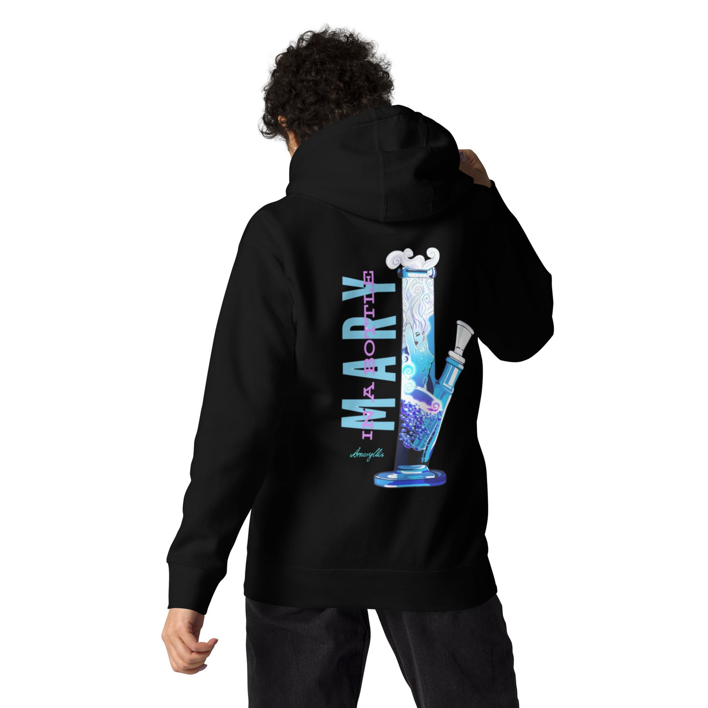 Mary in a bottle, Hoodie / unisex