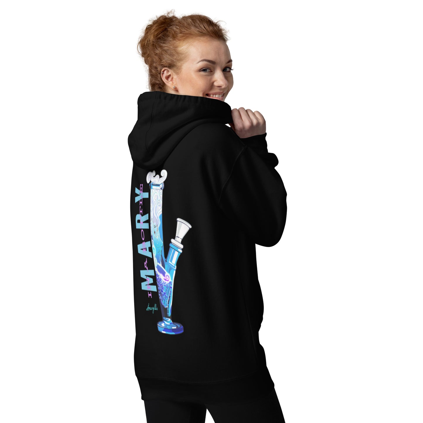 Mary in a bottle, Hoodie / unisex