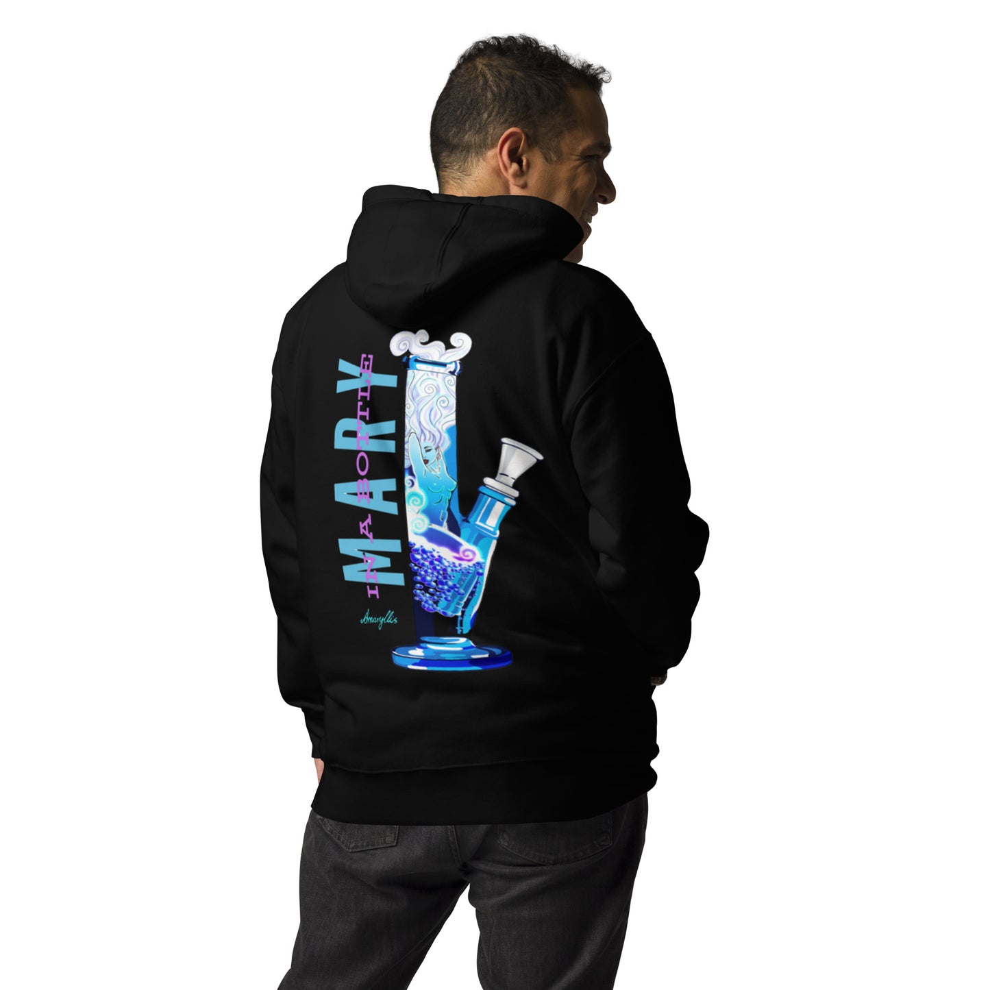 Mary in a bottle, Hoodie / unisex