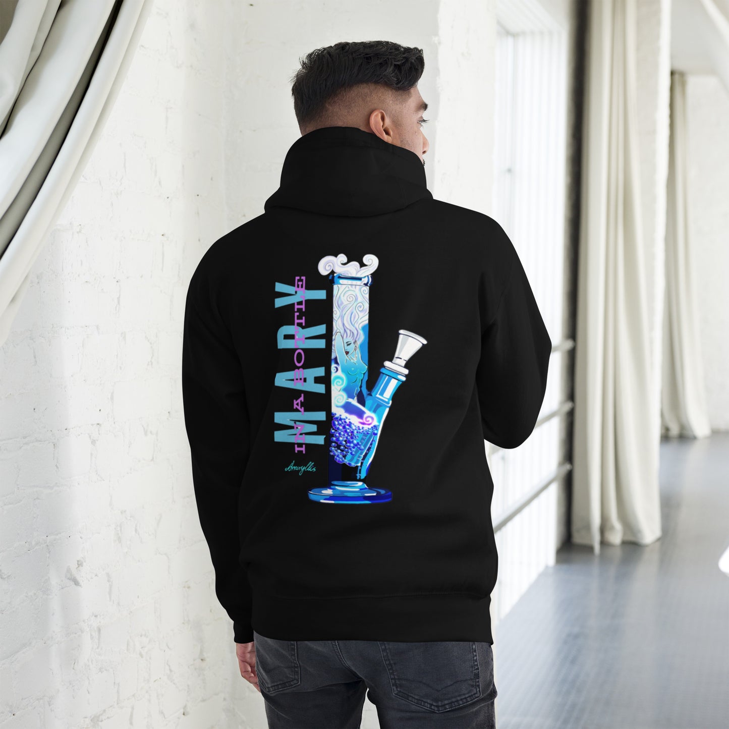 Mary in a bottle, Hoodie / unisex